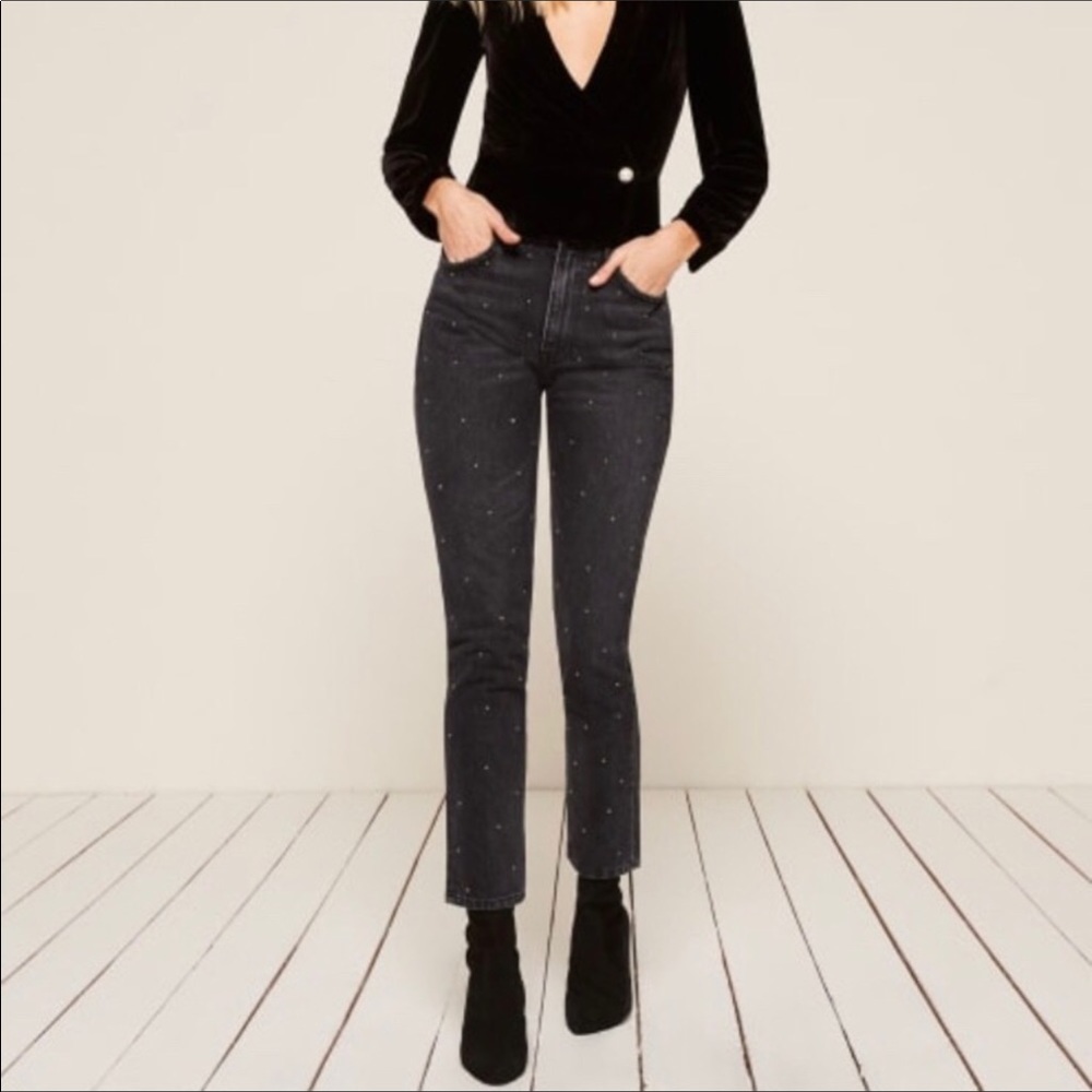 Reformation Harley Jeans w Studs